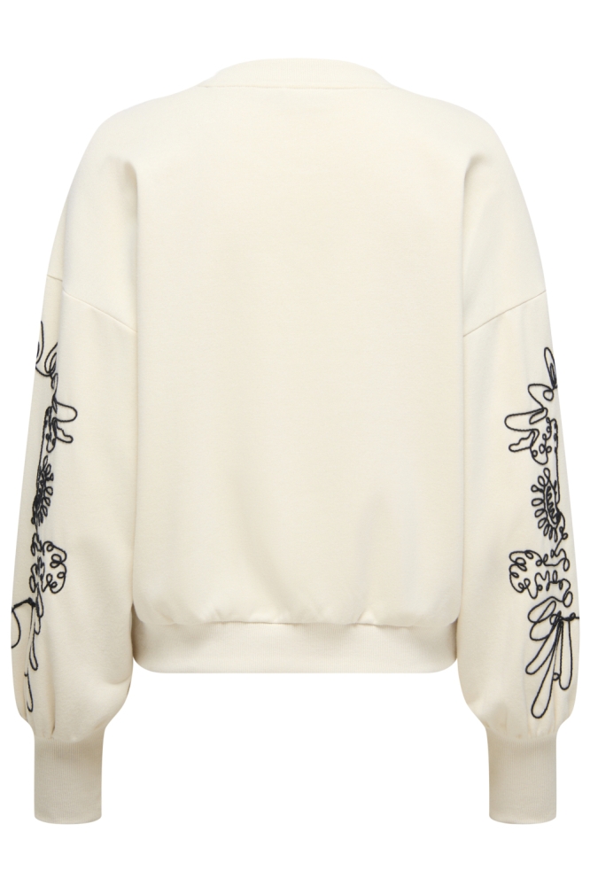 ONLBROOKE L/S O-NECK DETAIL SWT NOO 15363824 Birch/Black magn
